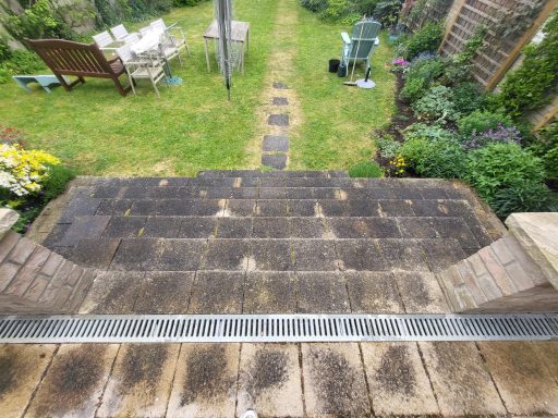 Garden Patio - Before Garden Patio Steps Earith