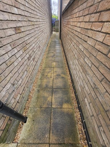 Pathway - Before Pathway pressure washing